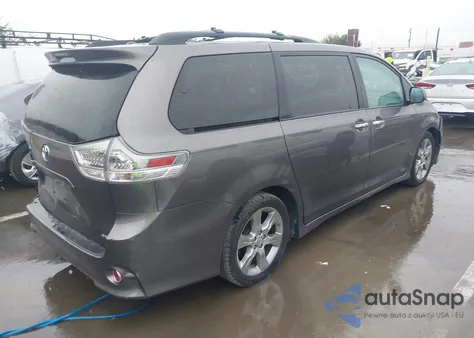 2013 Toyota Sienna Se 8 Passenger из США, поврежденный, VIN 5TDXK3DC7DS360397